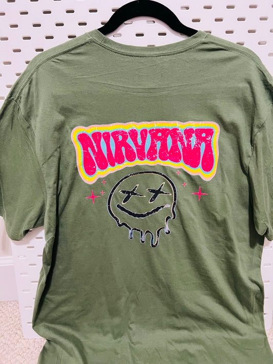 Nirvana Smile (Back, Front) READY TO WEAR T-Shirts
